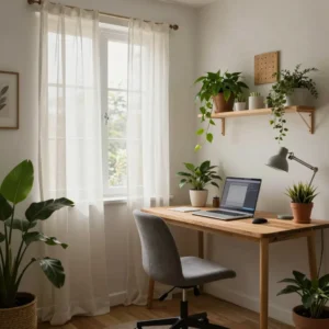 Aire, luz y ruido en tu oficina en casa