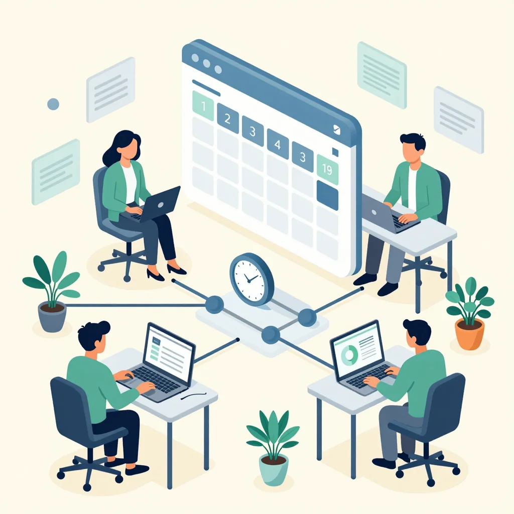 Equipo remoto coordinando tareas con productividad asíncrona desde distintos espacios de trabajo.