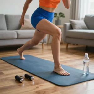 Rutina HIIT en casa: quema grasa en 20 min
