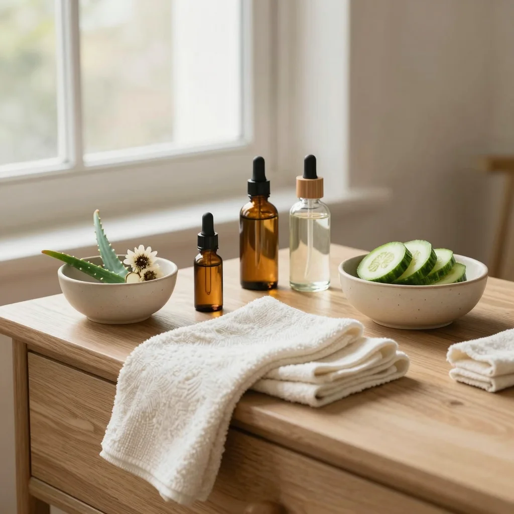 Rutinas de belleza natural en casa